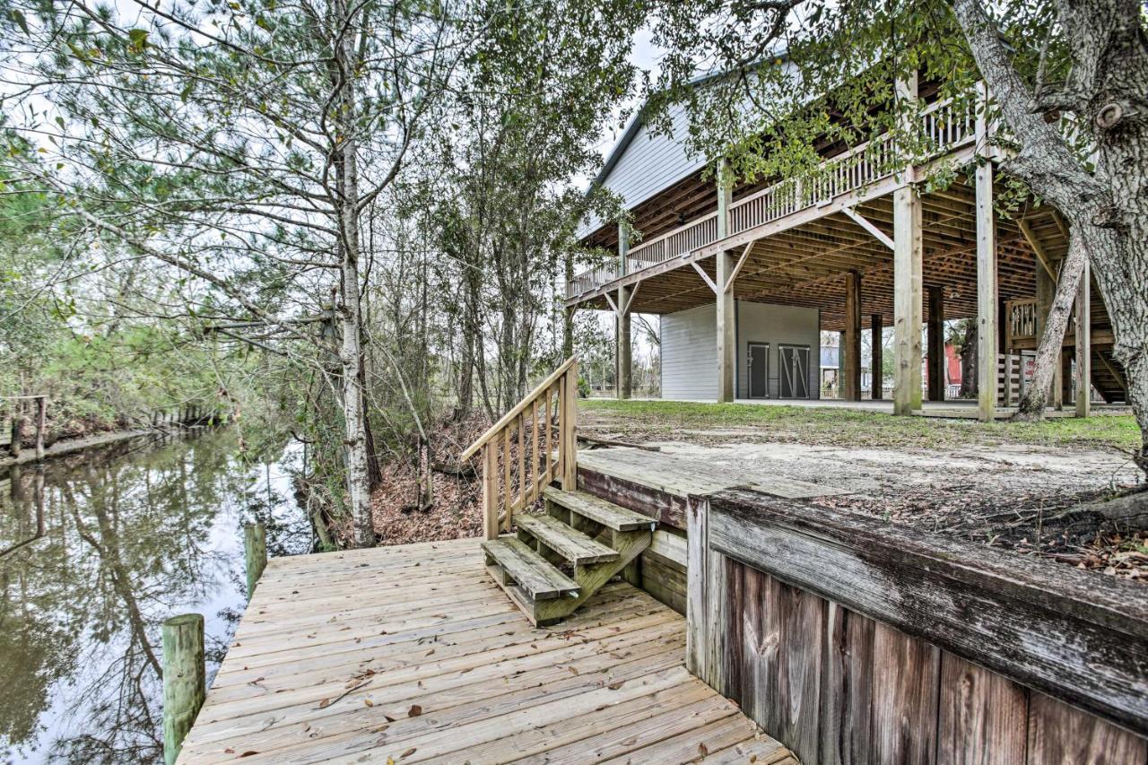 Waterfront Bay St Louis Beach House With Deck! Bay St. Louis Exterior foto